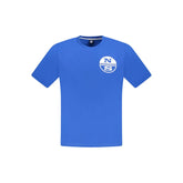North Sails Blue Cotton Men T-Shirt -   -  North Sails.